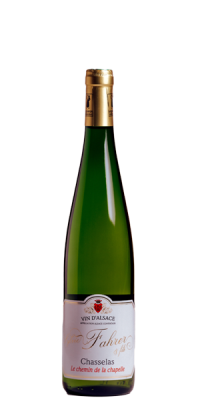 Chasselas, Domaine Sylvie Fahrer et Fils Bouteille de Chasselas, le chemin de la chapelle