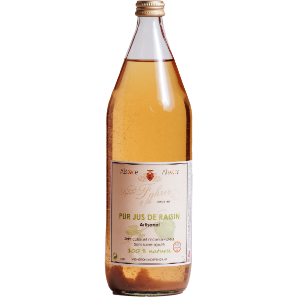 Jus de raisin artisanal, 100% pur de raisin