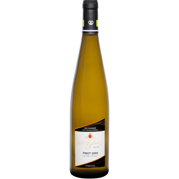 Pinot Gris Bouteille du vin Je ne sais pas